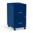OfficeDesigns SOHO Smart 18" Blue Letter Size Locking 2-Drawer Vertical File Cabinet