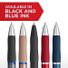 Sharpie Medium 0.7mm Metal Barrel S-Gel Pens - Black