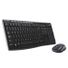 Logitech Keyboard and Mouse Combo, Wireless, Full-Size