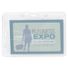 Office Depot Plastic Convertible Badge Holders - Clear - 3 1/2" x 2 1/2"