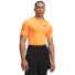 Under Armour Men's HeatGear Compression T-Shirt, L - Orange Bloc/Black