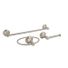 Allen + Roth 3-Piece Jordon Brushed Nickel Decorative Bathroom Hardware Set