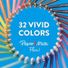 Paper Mate 61390 Flair Medium Point Assorted Inks Felt Tip Pens
