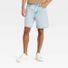 Goodfellow & Co Men's 8" Jean Shorts, 32 - Light Indigo