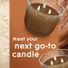 Glade Candle 3-Wick, Comforting Cashmere Woods Scent