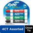 EXPO Dry Erase Markers, Assorted Ink, Low Odor