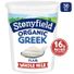 Stonyfield Organic Plain Greek Whole Milk Yogurt Container