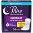 Poise Overnight Incontinence Pads, Extra Coverage