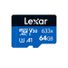 Lexar JumpDrive LSDMI64GBBNL633 64GB High-Performance 633x microSDXC Flash Memory Card