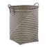 Strapping Laundry Hamper - Black & Off-White - 18" x 18" x 22"