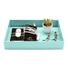 Poppin Medium Aqua Accessory Tray