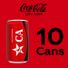 Coca Cola Zero Sugar Soda Fridge Pack Mini Cans
