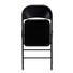 COSCO Standard Folding Chair with Solid Seat Indoor - Black