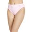 JOCKEY Women's 100% Cotton Elance French Cut French Cuts Underwear - Ivory, Light & Pink Shadow