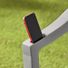 Adams Manufacturing Patio Stackable Frame Stationary Conversation Chair's with Solid Seat 8220-13-3700