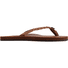 Rainbow Sandals Women's Flirty Braidy Flip-Flops - Dark Brown - L