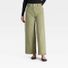 Universal Thread Women's High-Rise Sailor Wide Leg Ankle Jeans, 10 Long - Green