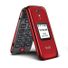 Lively Jitterbug Flip2 Cell Phone for Seniors - Red