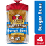 Canyon Bakehouse Burger Buns, Gluten Free Hamburger Buns, 100% Whole Grain, Fresh