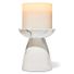 Marble Pedestal 3-Wick Candle Holder