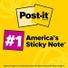Post-it 654-5SSUC 3" x 3" Rio de Janeiro Collection Super Sticky Notes