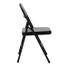 COSCO Standard Folding Chair with Solid Seat Indoor - Black