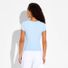 Wild Fable Women's Cap Sleeve Round Neck Button-Down Shirt, XS - Light Blue