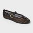 Universal Thread Women’s Royce Shoes with Memory Foam Insole, Size 5 - Matte Black
