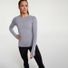 CALIA Women's Spacedye Seamless Long Sleeve Tee, XS - Grey
