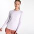 CALIA Women's Seamless Long Sleeve Tee, Medium - Misted Lilac Spacedye