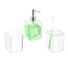 Acrylic Square Brush Holder - Clear - 2-7/8" x 3-3/4"