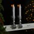 GE StayBright Battery Operated LED Window Candle - Silver