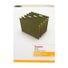 TRU RED Standard Green 5-Tab Letter Size Hanging File Folder