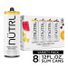 NUTRL Vodka Hard Seltzer, Real Fruit Juice Variety Pack, Gluten Free, 8 Pack, 12 Fl Oz Slim Cans