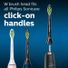 Philips Sonicare Sonicare DiamondClean replacement toothbrush heads, HX6064/95, BrushSync™ technology, Black