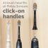 Philips Sonicare Premium All-in-One A3 Replacement Toothbrush Heads, HX9092/95, Smart Recognition, Black