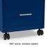 OfficeDesigns SOHO Smart 18" Blue Letter Size Locking 2-Drawer Vertical File Cabinet