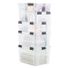 Iris 103 Quart Weathertight Tote With Wheels - Clear - 17-3/4" x 23-5/8" x 18-3/4"