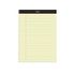 Armpad 8 1/2" x 11 3/4" Canary Yellow Wide Ruled 100 Double Sheet Legal/Wide Pad
