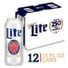 Miller Lite American Light Lager Beer, 12-pack, 16-oz beer cans, 4.2% ABV
