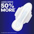 Always Maxi Overnight Pads with Wings, Size 4