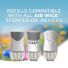 Air Wick® Plug in Scented Oil Refill, Hibiscus and Blooming Orchids, Air Freshener