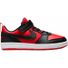 Nike Kids' Preschool Court Borough Low Recraft Shoes - University Red, Black & White