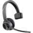 HP Poly Voyager Wireless Noise Cancelling Single Ear Headset With Mic - Black