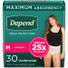 Depend Fresh Protection Women's Adult Incontinence Underwear, M, Blush