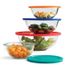Pyrex Smart Essentials, Glass Mixing Bowls, 8pc, Box