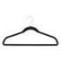 The Container Store Non-Slip Velvet Suit Hanger, 17-1/2 x 1/4 x 9 in - Black