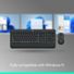 Logitech Wireless Keyboard and Mouse, Combo, Advanced