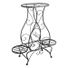 At Home 2-Tier Metal Plant Stand - Black