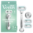 Venus Extra Smooth Sensitive Women's Razor, 3 Blade Refills + Shower Holder